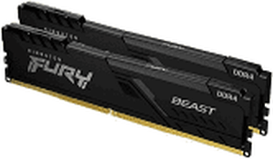 МОДУЛЬ ПАМ'ЯТІ ДЛЯ КОМП'ЮТЕРА DDR4 16GB 3200 MHZ FURY BEAST BLACK KINGSTON FURY (EX.HYPERX) (KF432C16BB1/16)